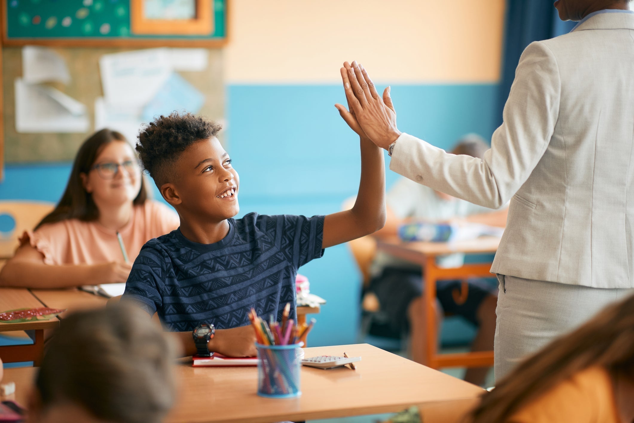 Student managing back-to-school stress and anxiety