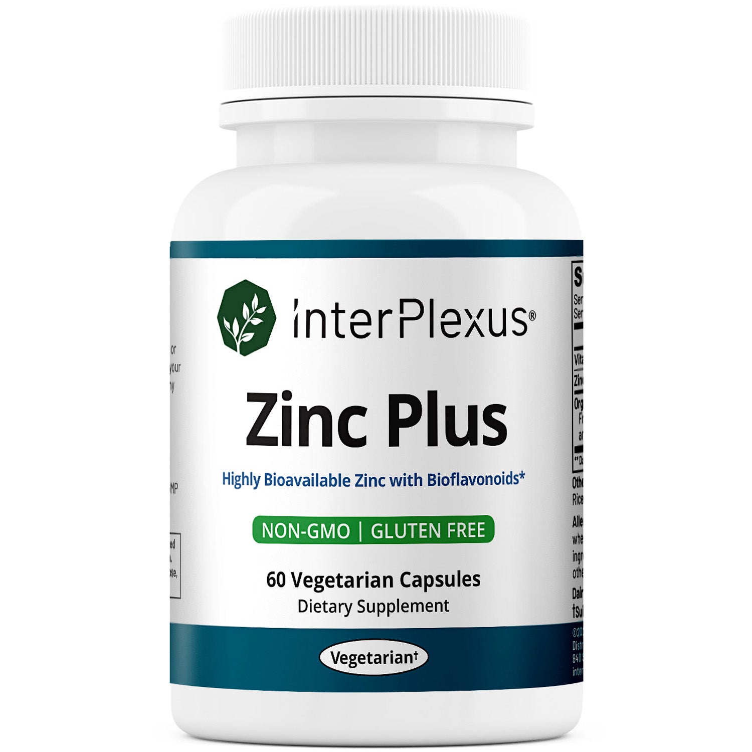 Zinc Plus Main Label | Highly Bioavailable Zinc with Bioflavonoids
