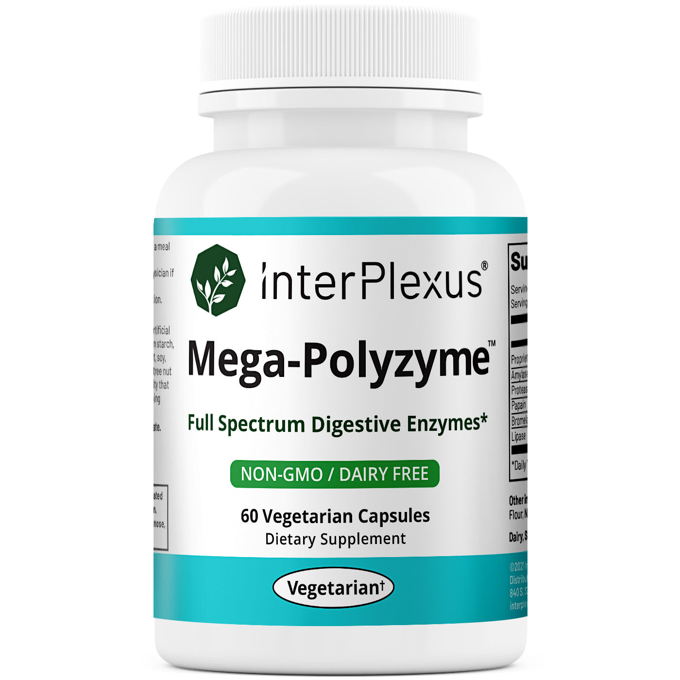 Mega-Polyzyme Main Label | Full spectrum Digestive Enzymes