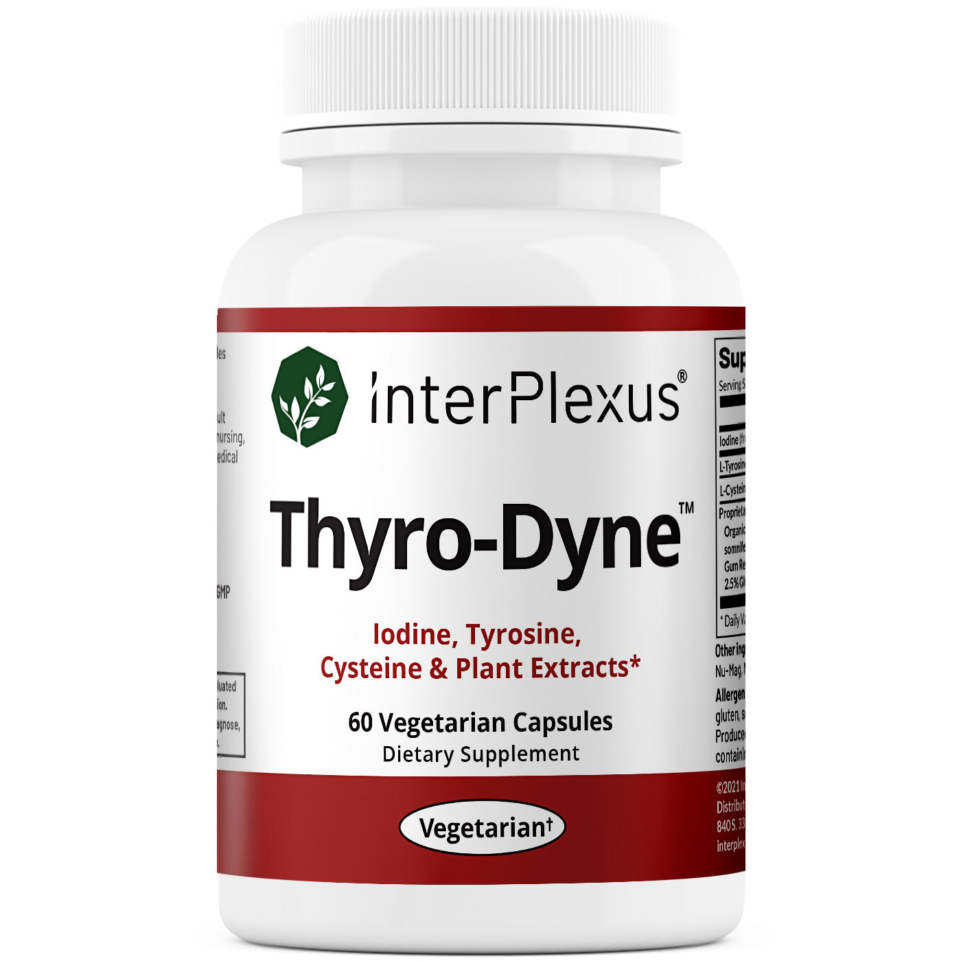 Thyro-Dyne Main Label | Iodine, Tyrosine, Cysteine & Plant Extracts